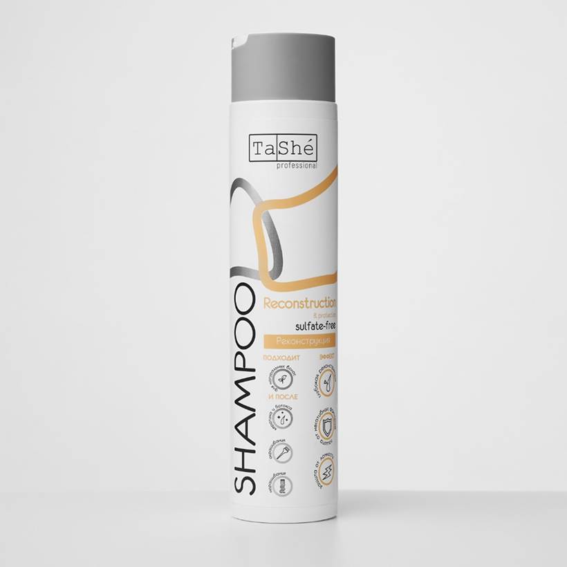 Шампунь бессульфатный для волос _Reconstruction & protection_ Tashe professional 300 мл